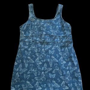 Denim Butterfly Body Dress